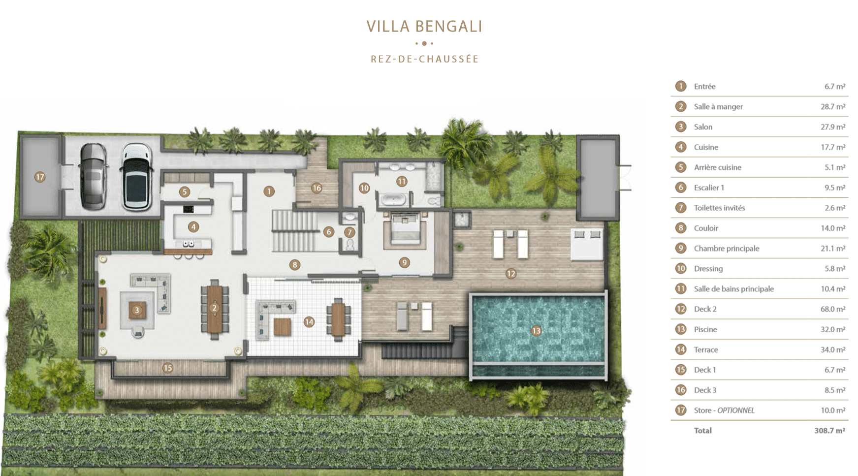 Villa Bengali Legend Hill Ile Maurice